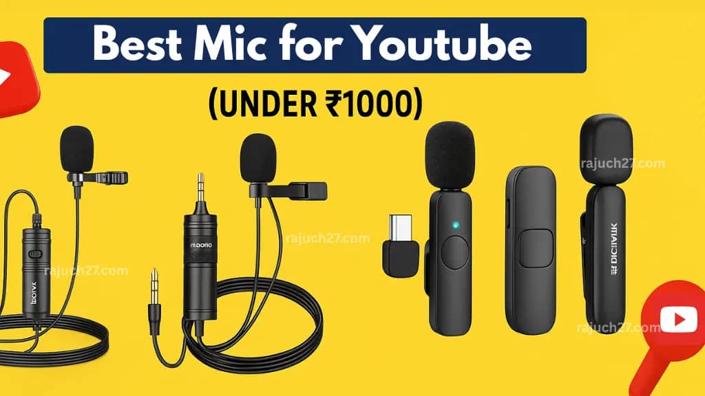 Best Microphones for YouTube Videos Under ₹1000