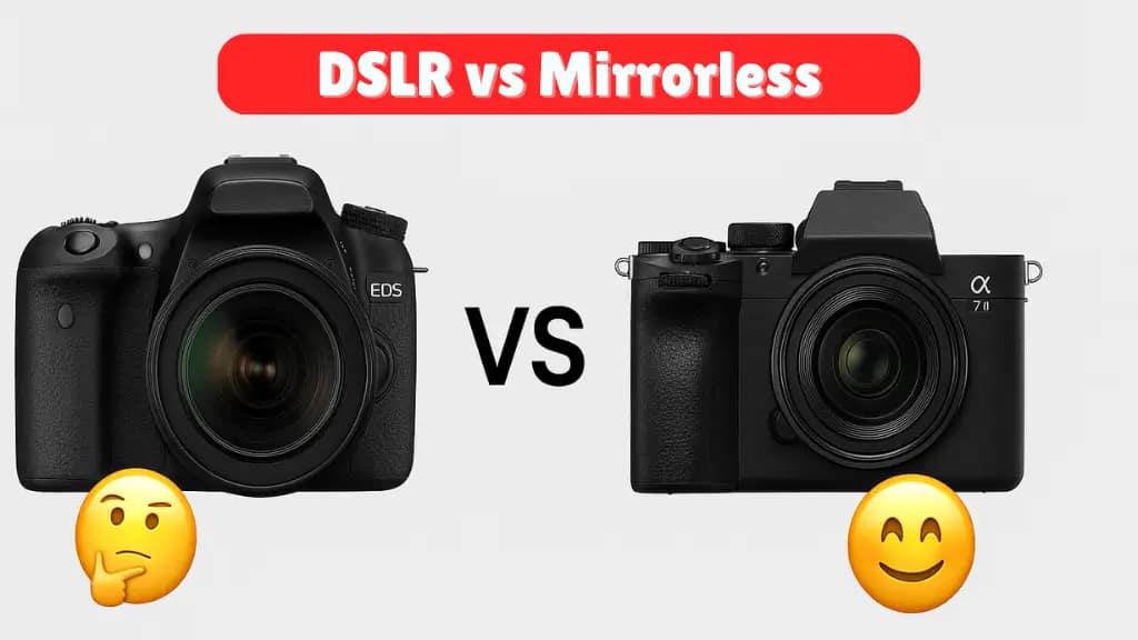 DSLR vs Mirrorless Camera