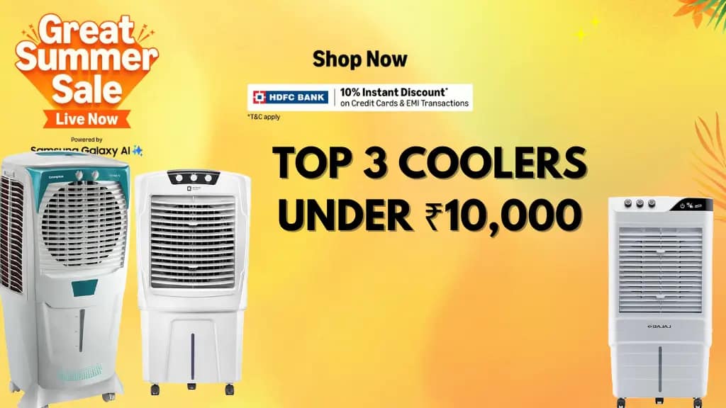 Top 3 Coolers under ₹10000