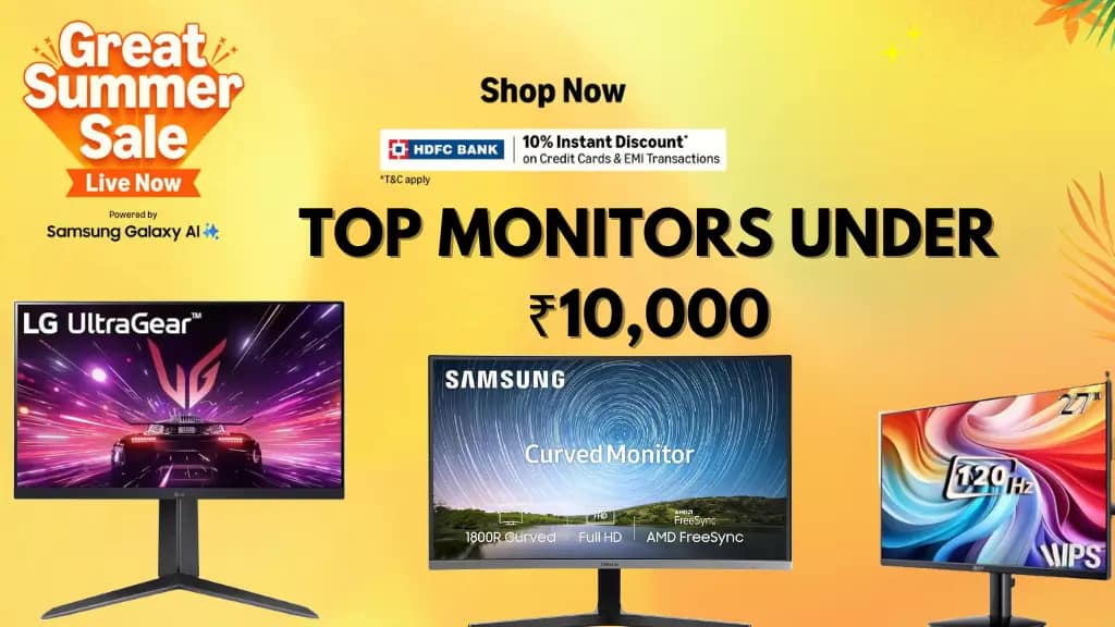Top Monitors Under ₹10000